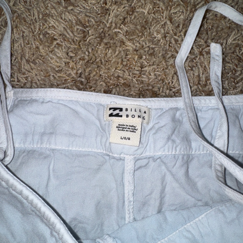 Billabong Light Blue Short Overalls - Picture 2 of 5